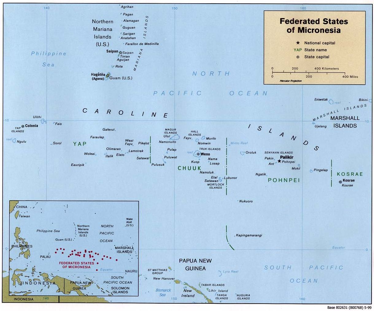 Map of Micronesia