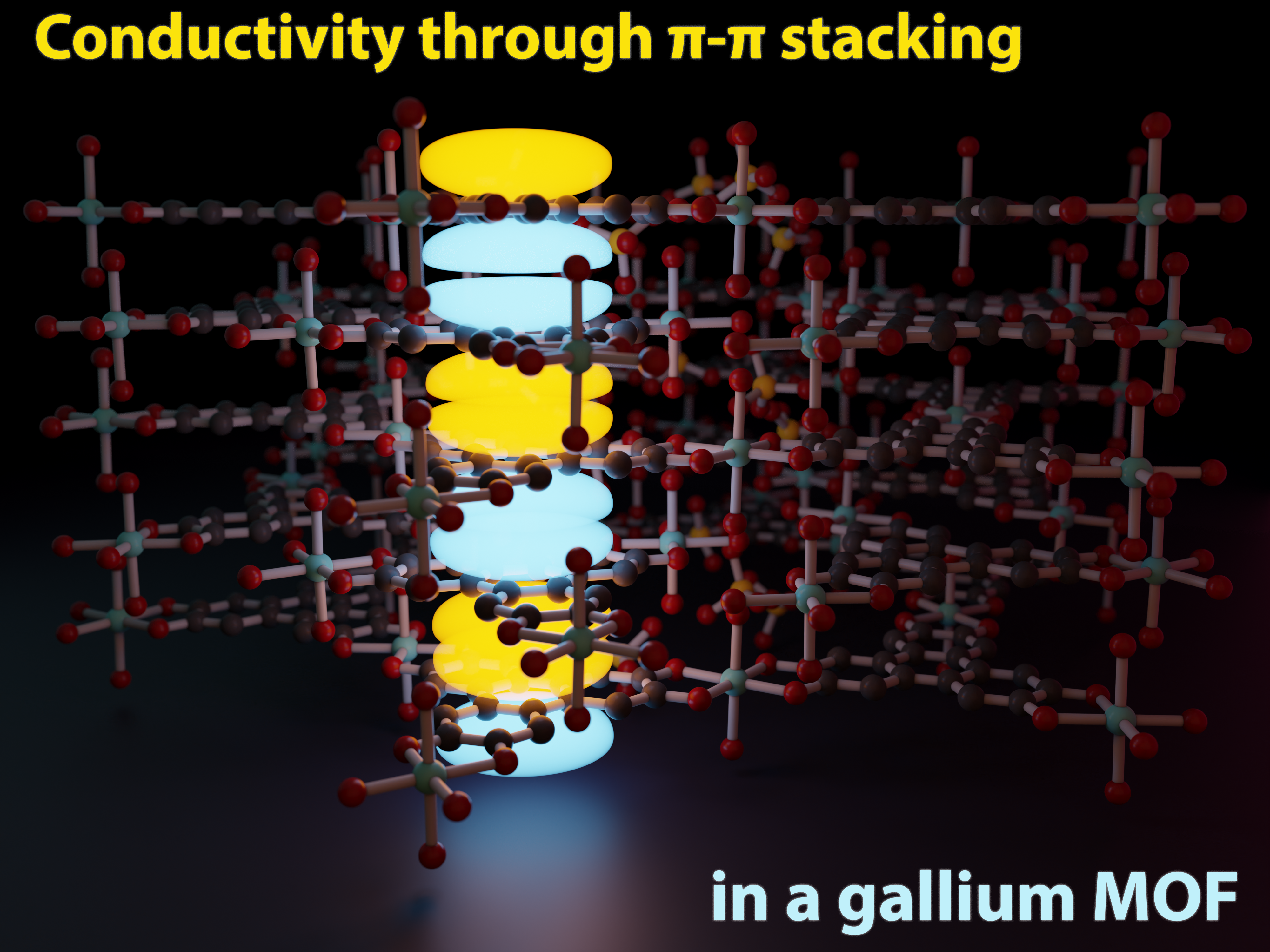 Ga conductive 2D MOF