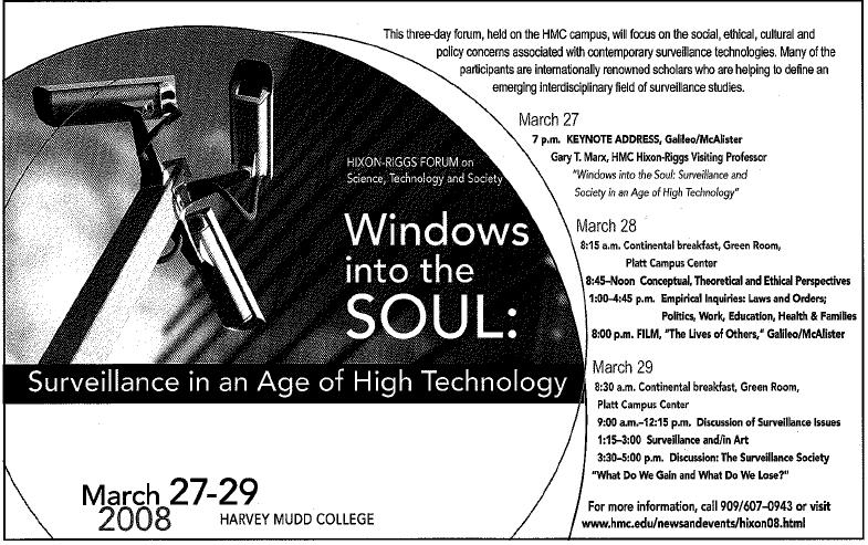 Windows into the Soul: Surveillance and Society in an Age of High Technology