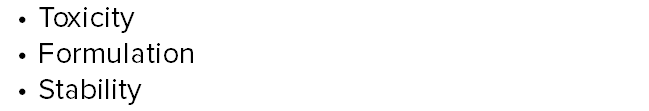 Toxicity Formulation Stability