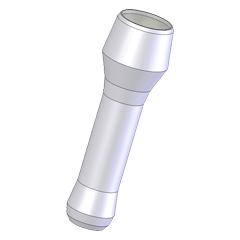 Flashlight from CNC Lathe Class