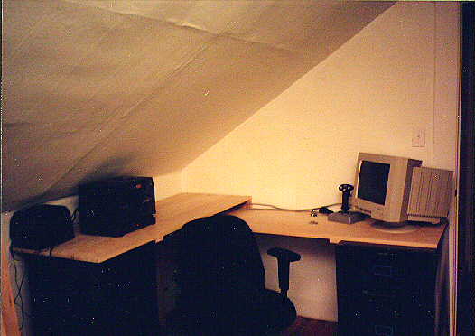 The desk I built at 4 Dudley Street