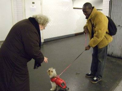 Serginio with dog