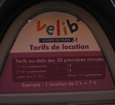 Velib info