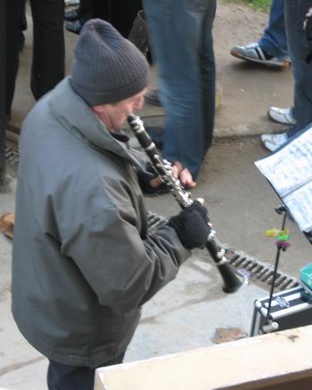 clarinet player