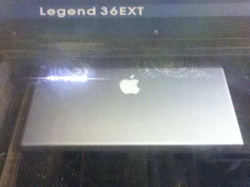 Laptop engraving