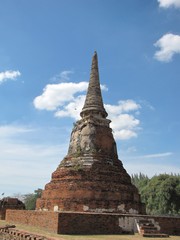 Ayutthaya395_WatMahathat_Prangs