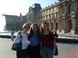 The girls at the Louvre