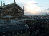 From the roof of the Galeries Lafayette, l'Opera