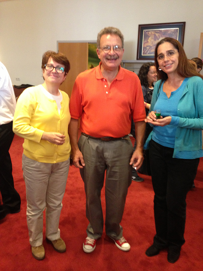 Vice-President Prof. Sondan Durukanoğlu Feyiz, N. Berker, Dean of Arts and Social Sciences Prof. Ayşe Kadıoğlu (October 2014)