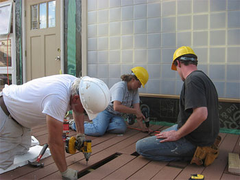 House Construction - Decking