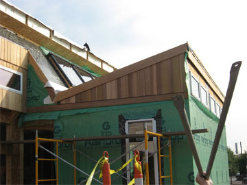 House Construction - Siding